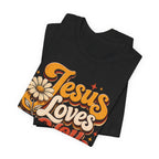 Jesus Loves You Retro T-shirt