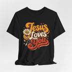 Jesus Loves You Retro T-shirt
