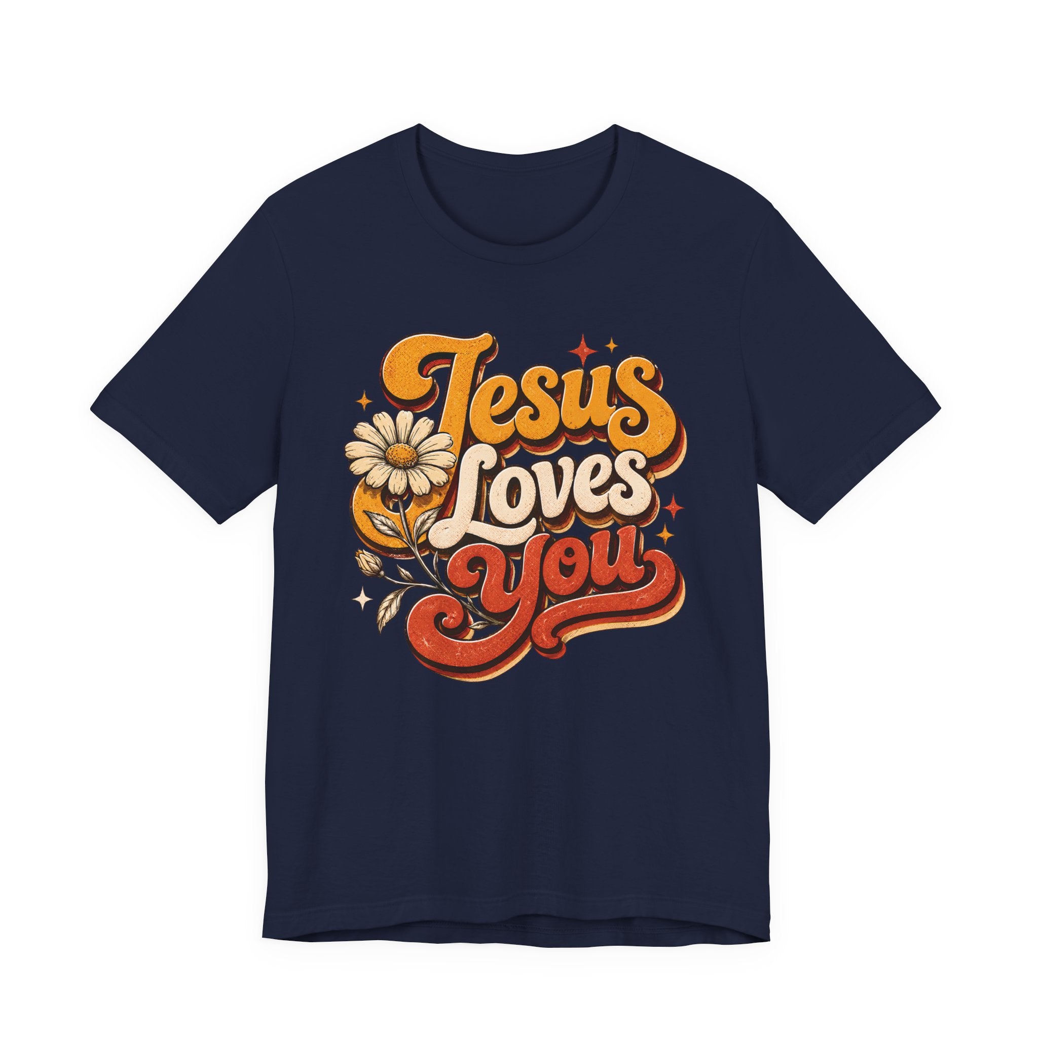 Jesus Loves You Retro T-shirt