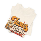Jesus Loves You Retro T-shirt