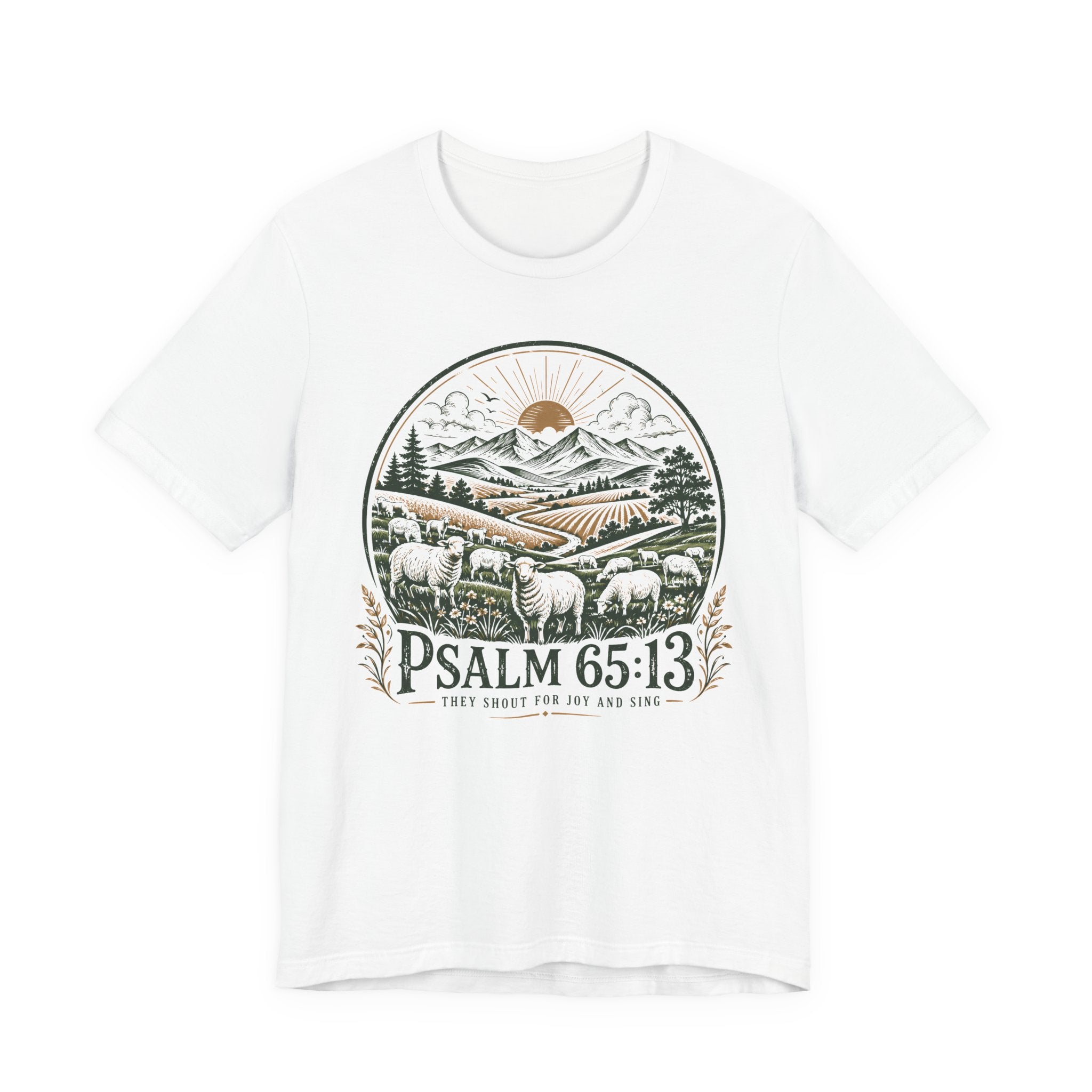 Psalm 65:13 T-Shirt