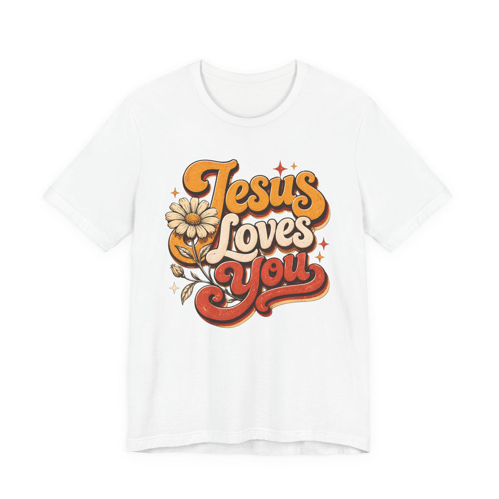 Jesus Loves You Retro T-shirt