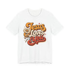 Jesus Loves You Retro T-shirt