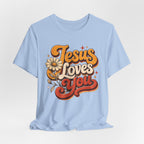 Jesus Loves You Retro T-shirt