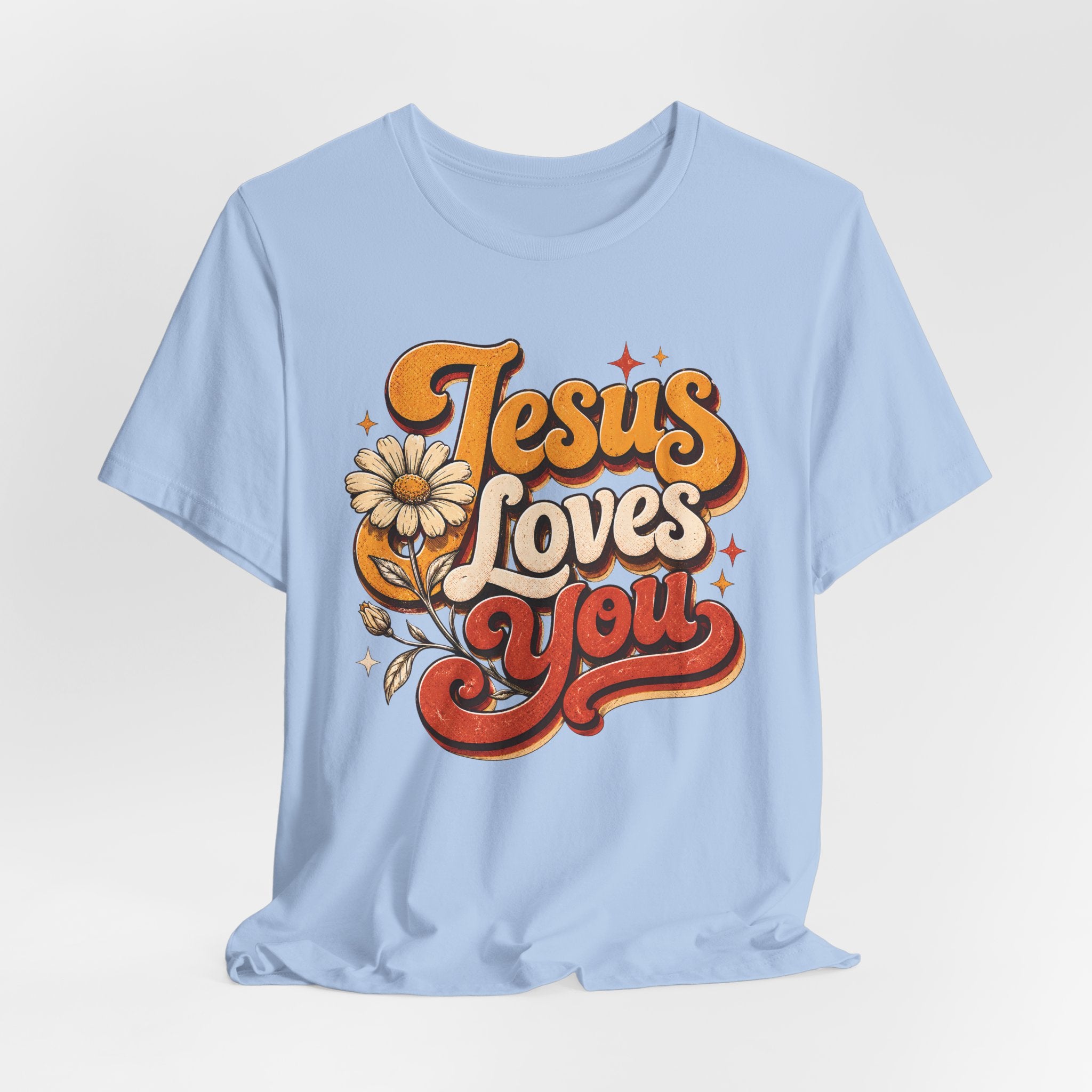 Jesus Loves You Retro T-shirt