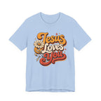 Jesus Loves You Retro T-shirt