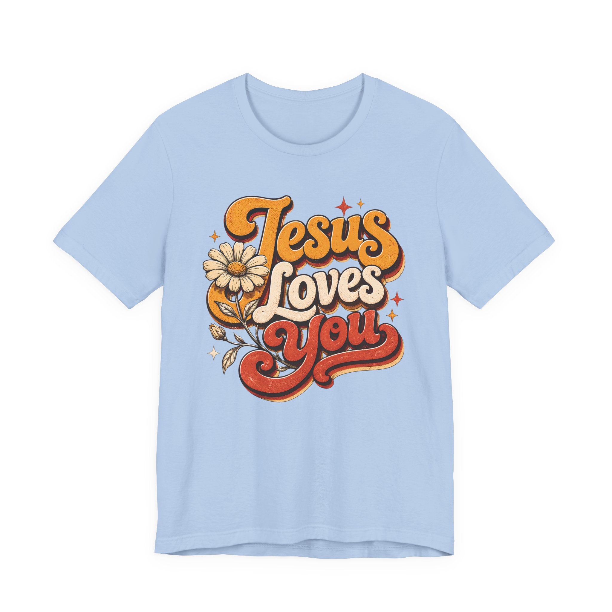 Jesus Loves You Retro T-shirt
