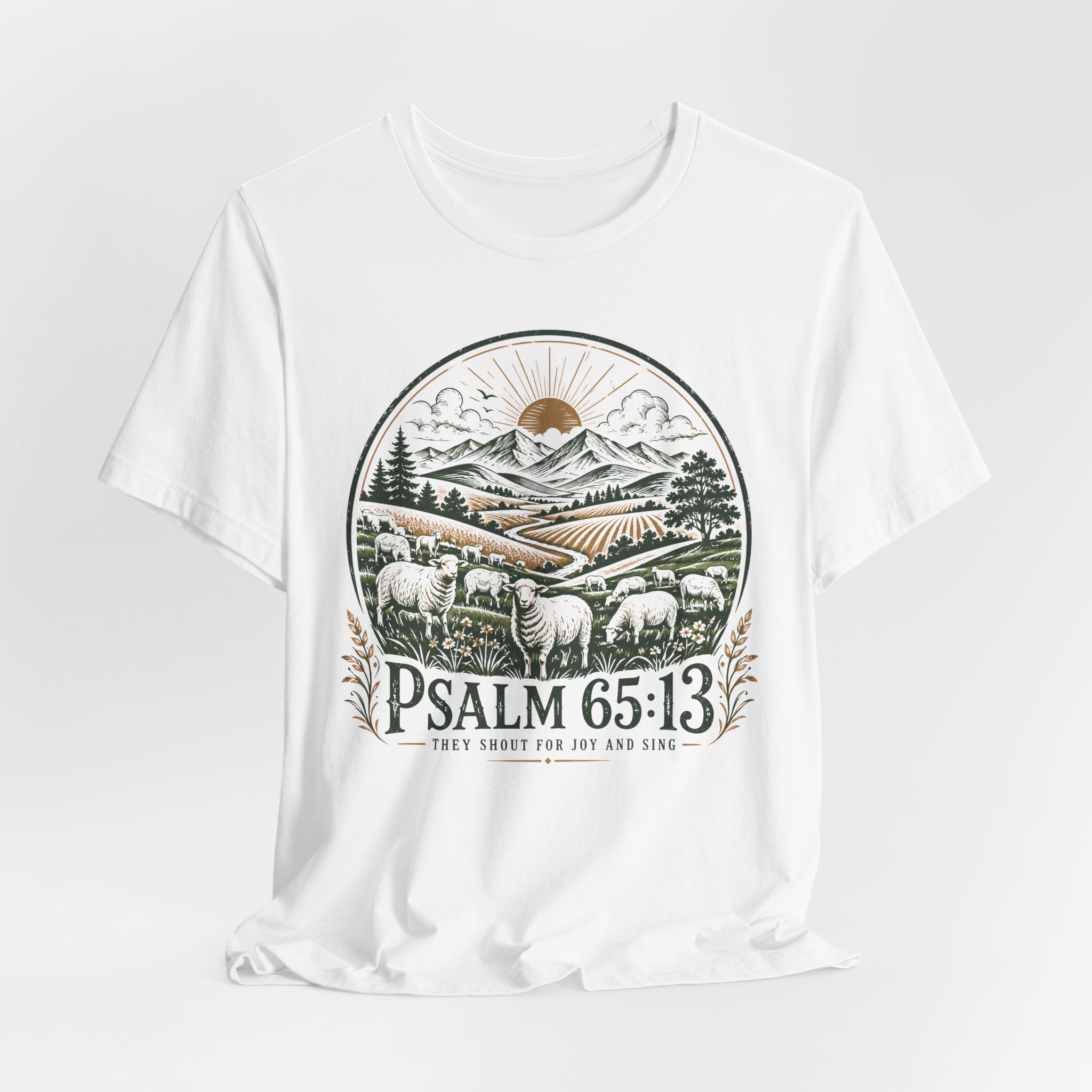 Psalm 65:13 T-Shirt