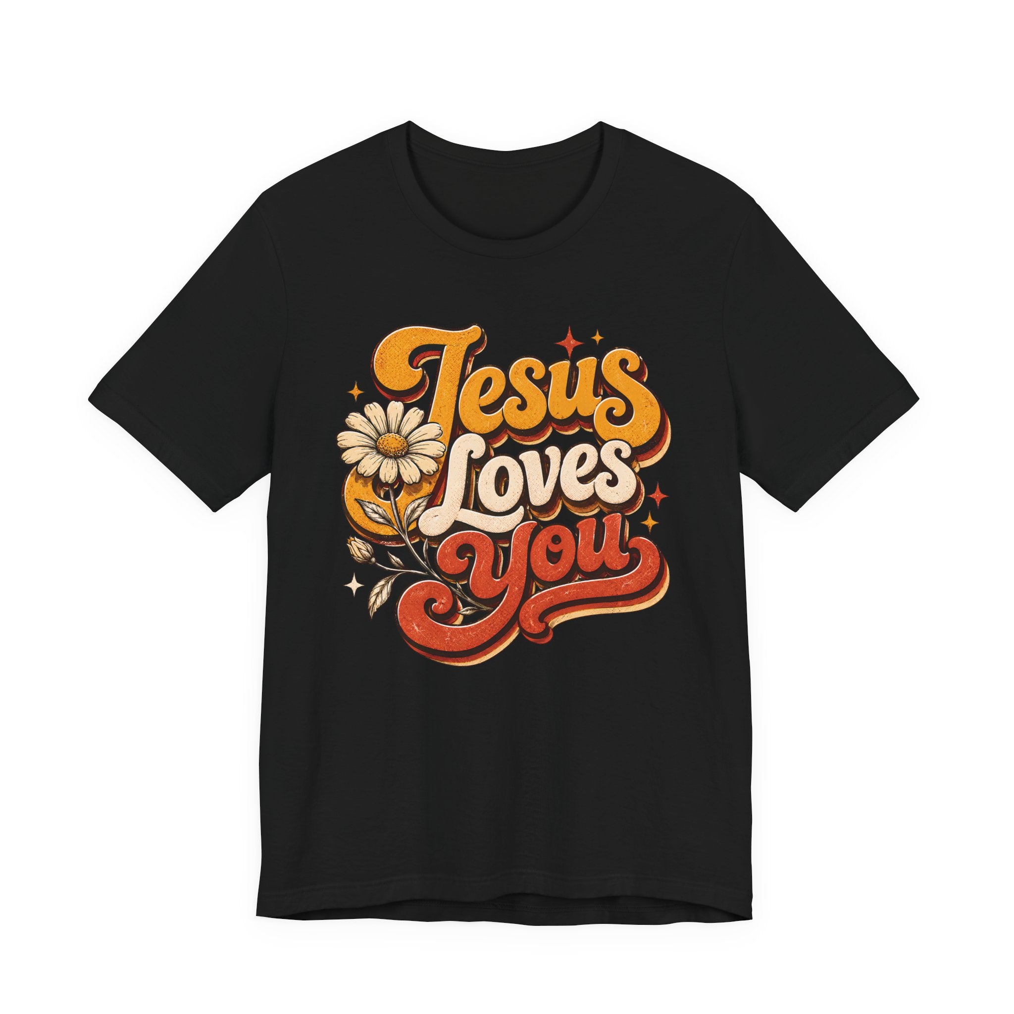 Jesus Loves You Retro T-shirt