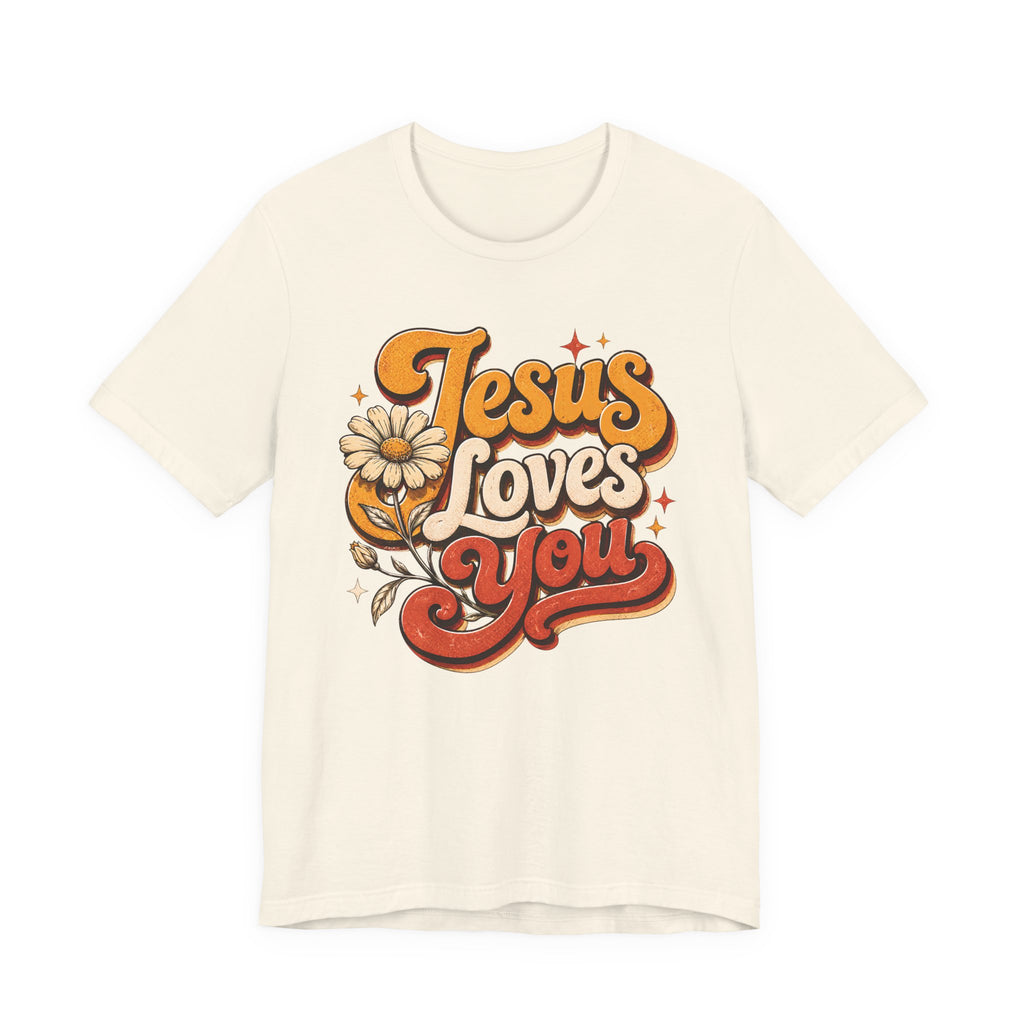 Jesus Loves You Retro T-shirt