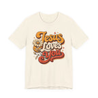 Jesus Loves You Retro T-shirt