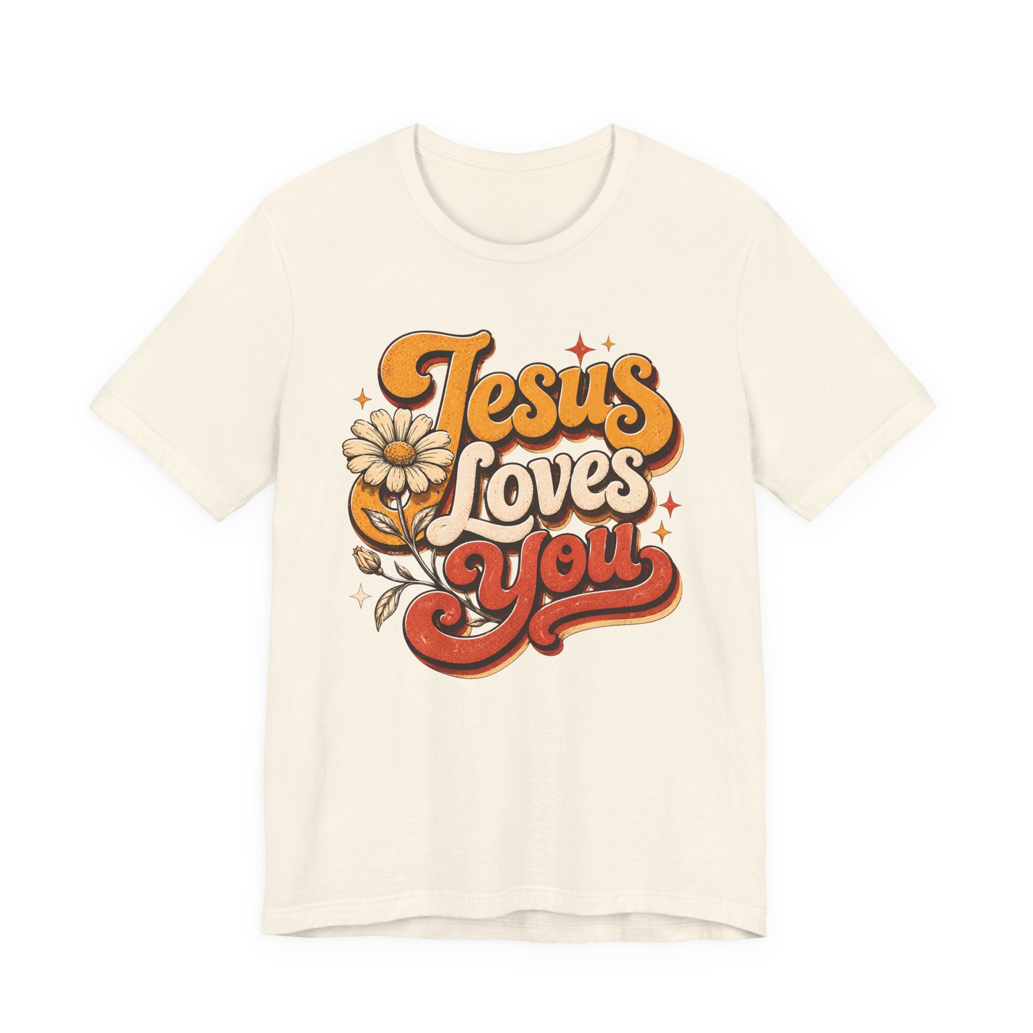Jesus Loves You Retro T-shirt