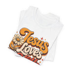 Jesus Loves You Retro T-shirt