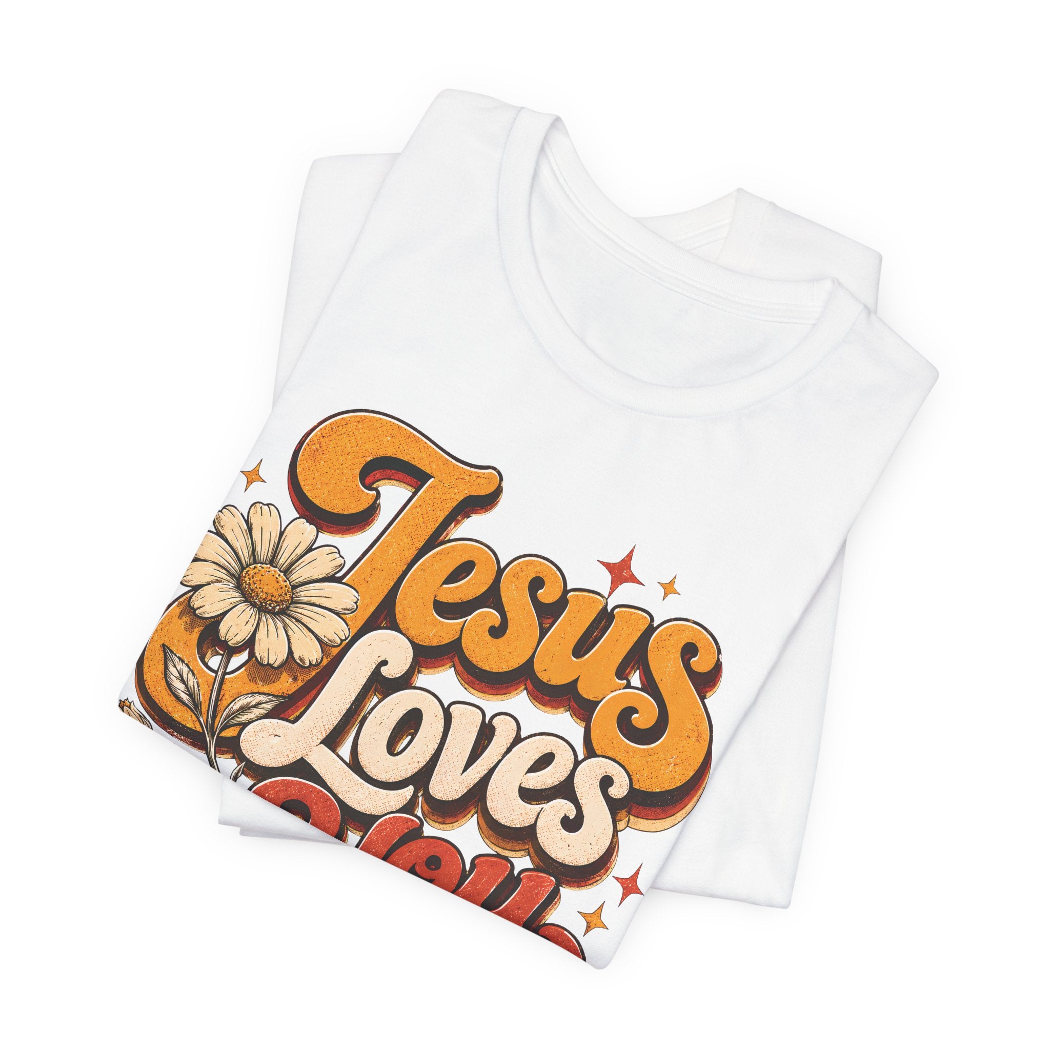 Jesus Loves You Retro T-shirt