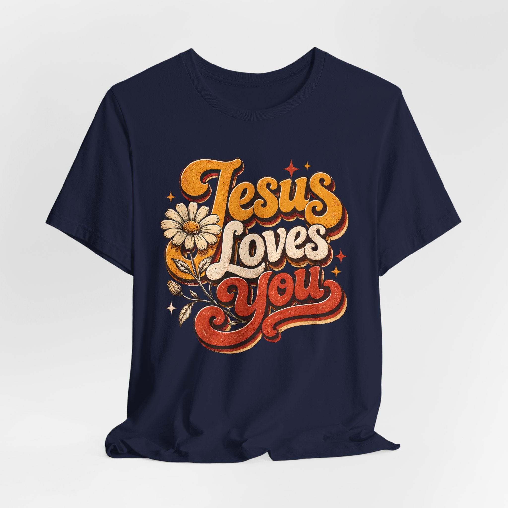 Jesus Loves You Retro T-shirt