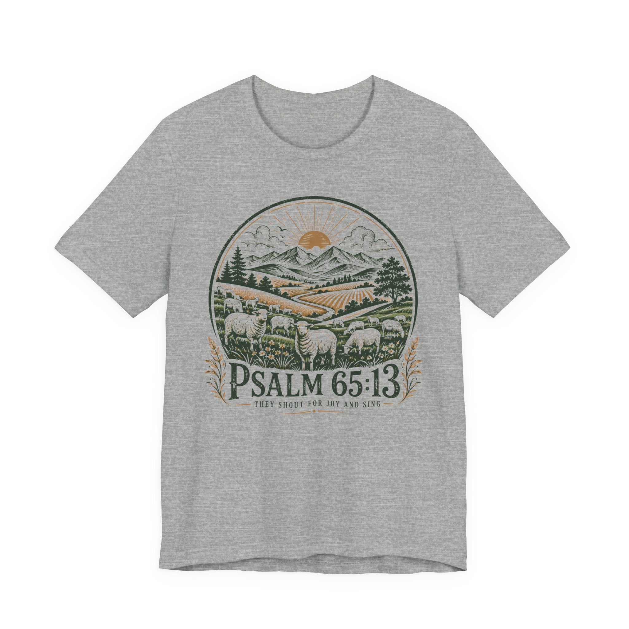 Psalm 65:13 T-Shirt
