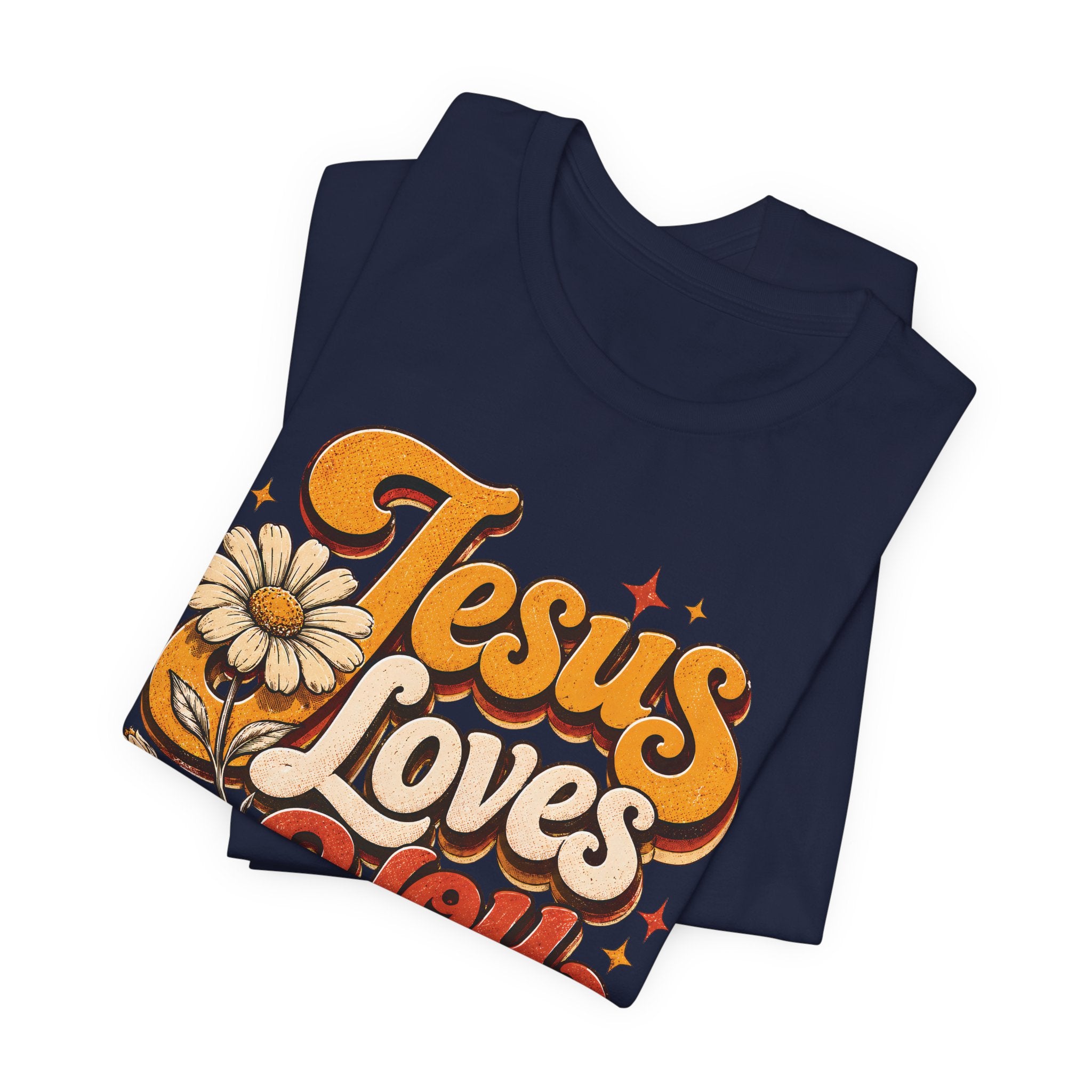 Jesus Loves You Retro T-shirt